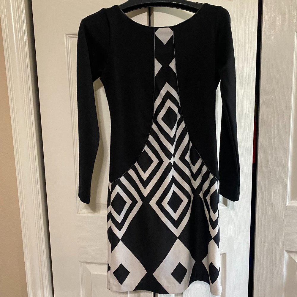 Geometric Work Dress